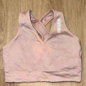 Gymshark Blush Crossover Sports Bra